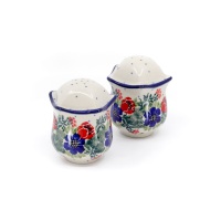 Salt and Pepper Shaker / Ceramika Artystyczna Bolesławiec / 897/8 / 1535 / Quality 1