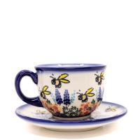 Teacup with Saucer / Ceramika Artystyczna Dalia / Art273
