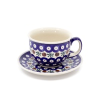 Cup with Saucer / Ceramika Artystyczna Dalia / 2 / Quality 1