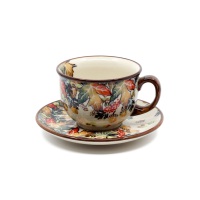 Cup with Saucer / Ceramika Artystyczna Dalia / Art307 / Quality 1