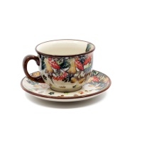 Cup with Saucer / Ceramika Artystyczna Dalia / Art307 / Quality 1