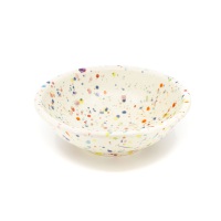 Soup Plate 18 / Ceramika Surowiec / Lentylki Rainbow / Unique
