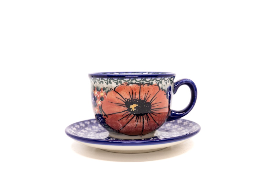 Cup with Saucer / Ceramika Artystyczna Dalia / Art305