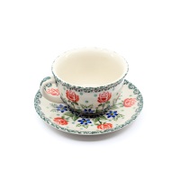 Cup with Saucer / Ceramika Artystyczna MalDur / 62 / Quality 1