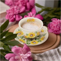 Cup with Saucer / Ceramika Artystyczna MalDur / 40 / Quality 1