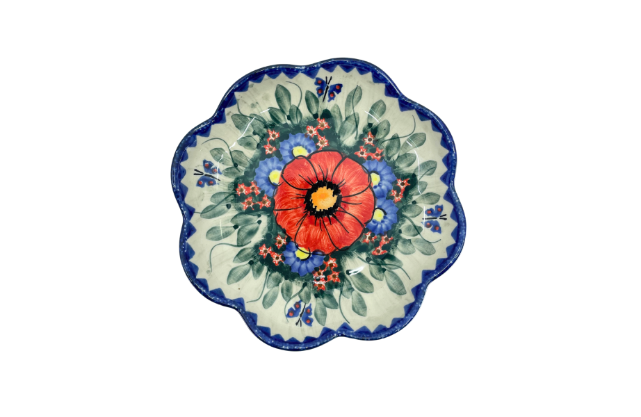 Plate Flower Medium / Ceramika CER-RAF / 311 / K-36 / Quality 1