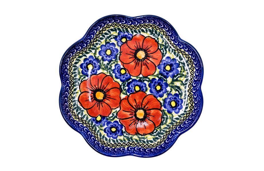 Plate Flower Large / Ceramika CER-RAF / 310 / K-104A / Quality 1