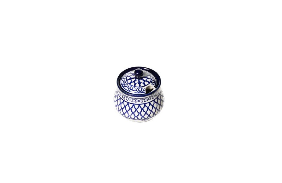 Sugar Bowl with lid / Ceramika Millena / 0209 / B97B / Quality  1
