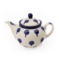 Teapot 1,2l / Ceramika MK Malowane Kobaltem / Drzewko