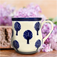 Mug Tress / Ceramika MK Malowane Kobaltem / Drzewko