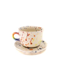 Esspreso Cup / Ceramika Surowiec / Lentylki Rainbow / Unikat