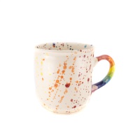 Mug 0,3 l / Ceramika Surowiec / Lentylki Rainbow / Unikat