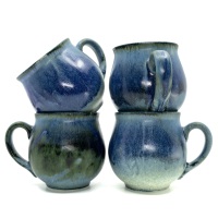 Bubble Mug 0,3l / Ceramika Surowiec / Blue Dream