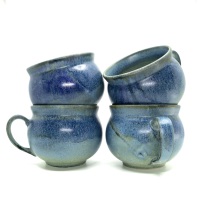 Bubble Mug 0,55l / Ceramika Surowiec / Blue Dream