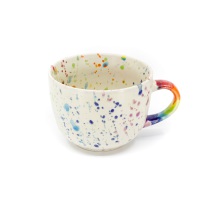 Mug Large 0,5 l / Ceramika Surowiec / Lentylki Rainbow / Unique