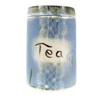 Pojemnik na herbatę (Tea) / Ceramika Surowiec / Niebieski Sen / Unikat