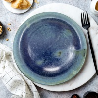 Plate 19 / Ceramika Surowiec / Blue Dream