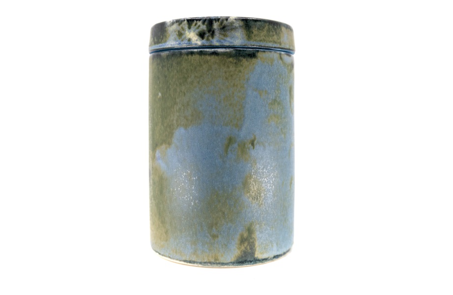 Container with a Seal (Herbata) / Ceramika Surowiec / Blue Dream / Unikat