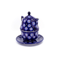 Teapot with Large Cup / Manufaktura w Bolesławcu / C027 / ZP01 / Quality 1