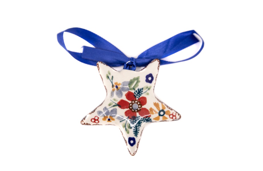 Christmas Ball Star Ornament / Manufaktura w Bolesławcu / K076 / DPLC / Quality 1