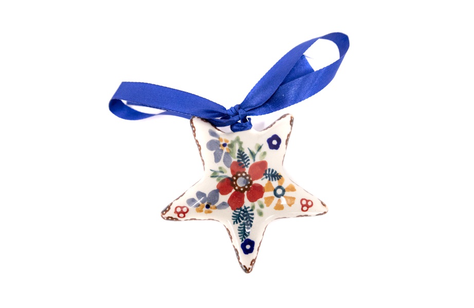 Christmas Ball Star Ornament / Manufaktura w Bolesławcu / K076 / DPLC / Quality 1