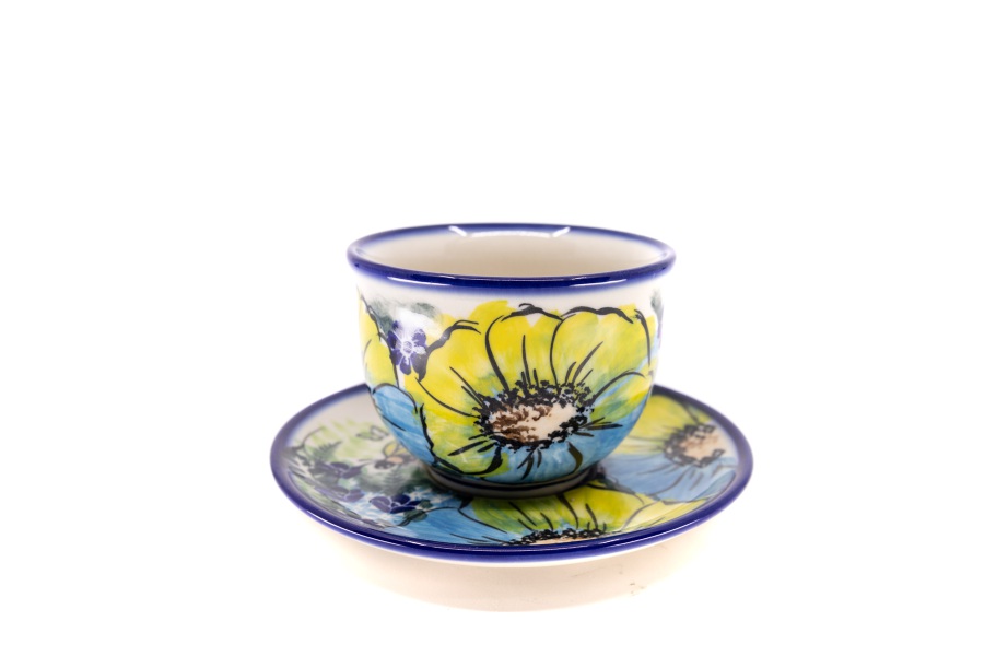 Cup with Saucer / Ceramika Artystyczna Dalia / Art413 / Quality 1