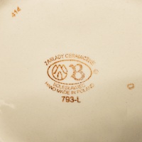 Deviled Egg Serving Platter / Zakłady Ceramiczne Bolesławiec / 1559 / A-882A / Quality 2