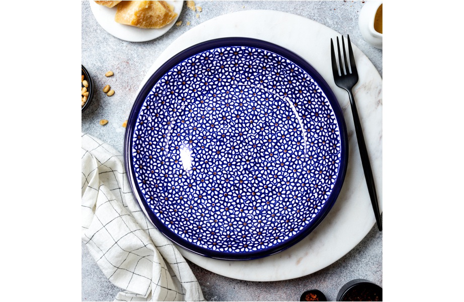 Talerz głęboki 22 / Zakłady Ceramiczne Bolesławiec / 1002 / D-120A / Gatunek 1